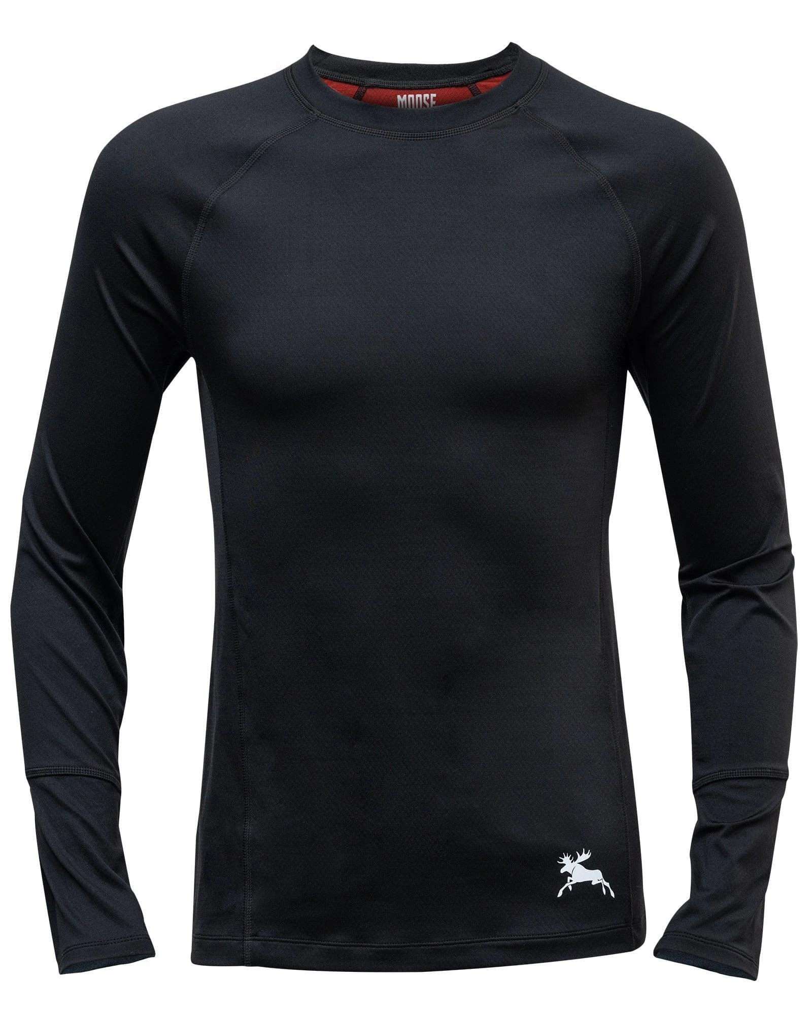 Men’s COOLMAX® All Season Hyper-Performance Base Layer– Charcoal Black - Moose Voyage - arcteryx, base layer, baselayer, fjallraven, helly hansen, hiking top, mec, merino, patagonia, rei, trekking top, under armour -| Best Outdoor Apparel Canada - Moose Voyage - www.moosevoyage.ca