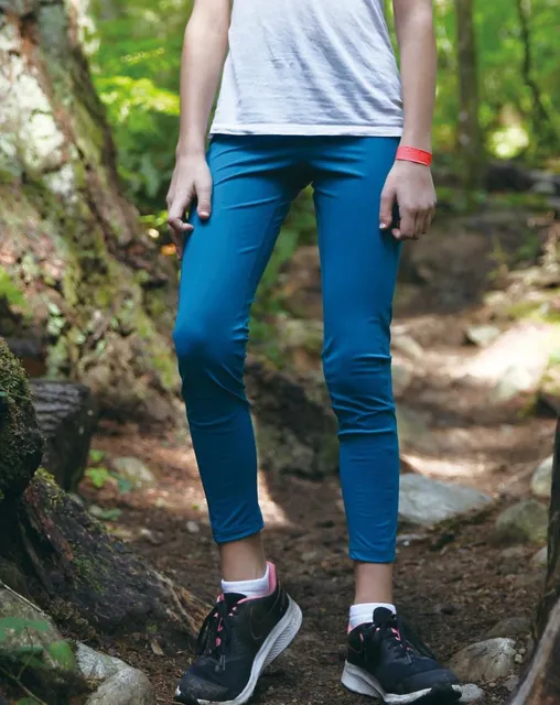 Kids' Lycra Outdoor Native Hiking Tights - Turquoise - Moose Voyage -  -| Best Outdoor Apparel Canada - Moose Voyage - www.moosevoyage.ca