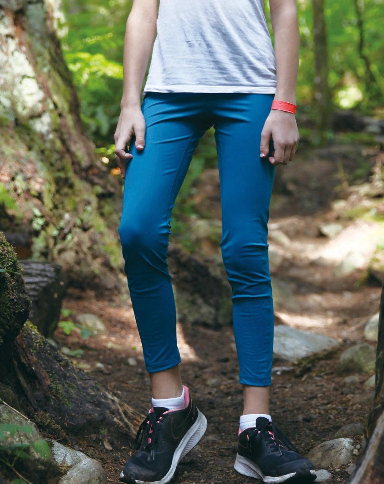 Kids' Lycra Outdoor Native Hiking Tights - Turquoise - Moose Voyage -  -| Best Outdoor Apparel Canada - Moose Voyage - www.moosevoyage.ca