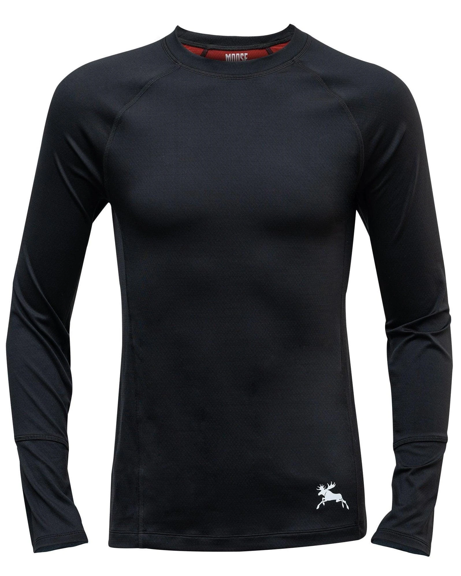 Men’s COOLMAX® All Season Hyper-Performance Base Layer– Charcoal Black - Moose Voyage - arcteryx, base layer, baselayer, fjallraven, helly hansen, hiking top, mec, merino, patagonia, rei, trekking top, under armour -| Best Outdoor Apparel Canada - Moose Voyage - www.moosevoyage.ca